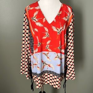 Creation L Bird Motif Top